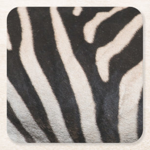ZEBRA SKIN RECHTECKIGER PAPPUNTERSETZER