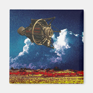 Zebra Space Patrol Magnet