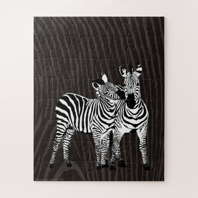 Zebra Spiel Puzzle (Vertikal)