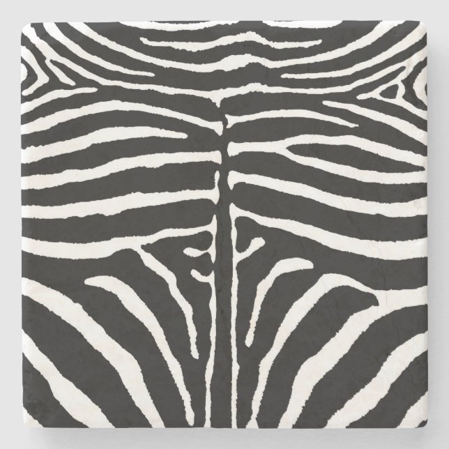 Zebra Steinuntersetzer (Vorderseite)