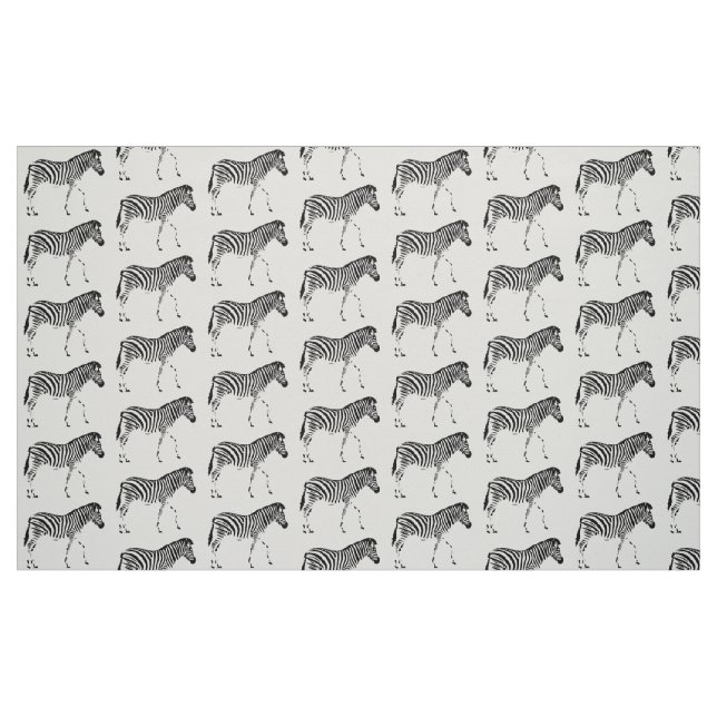 Zebra Stoff (Fat Quarter (45,7 x 55,9 cm))