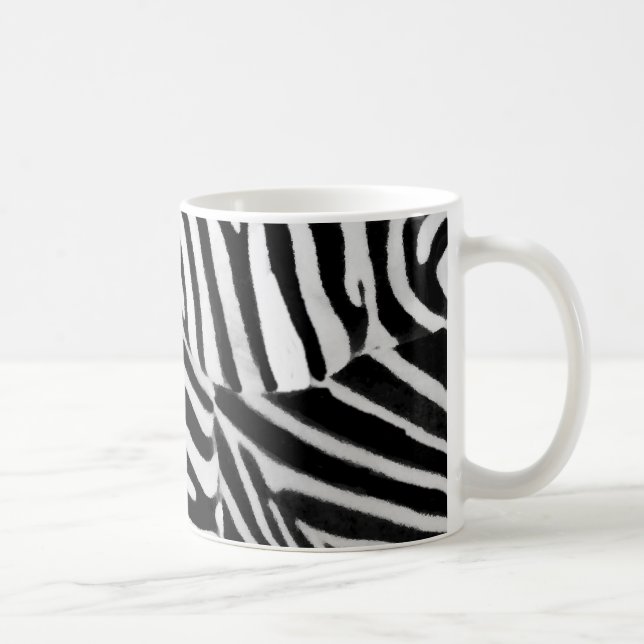 Zebra Streifen#3_ Tasse (Rechts)