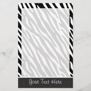 Zebra-Streifen Briefpapier