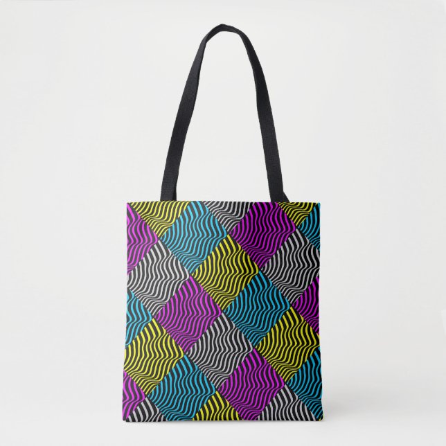 Zebra Streifen - Geometrisches Muster Abstrakt Art (Vorderseite)