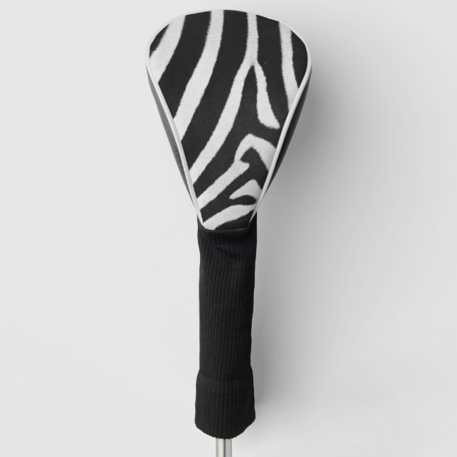 Zebra-Streifen Golf Headcover (Vorderseite)