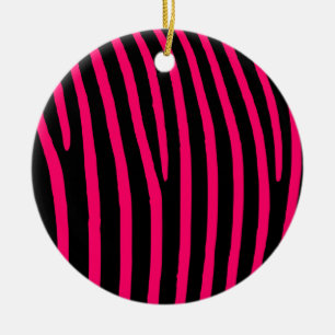 Zebra-Streifen Keramikornament