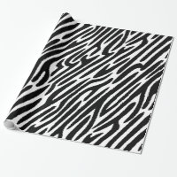 Zebra Streifen klassisch schwarz-weiß