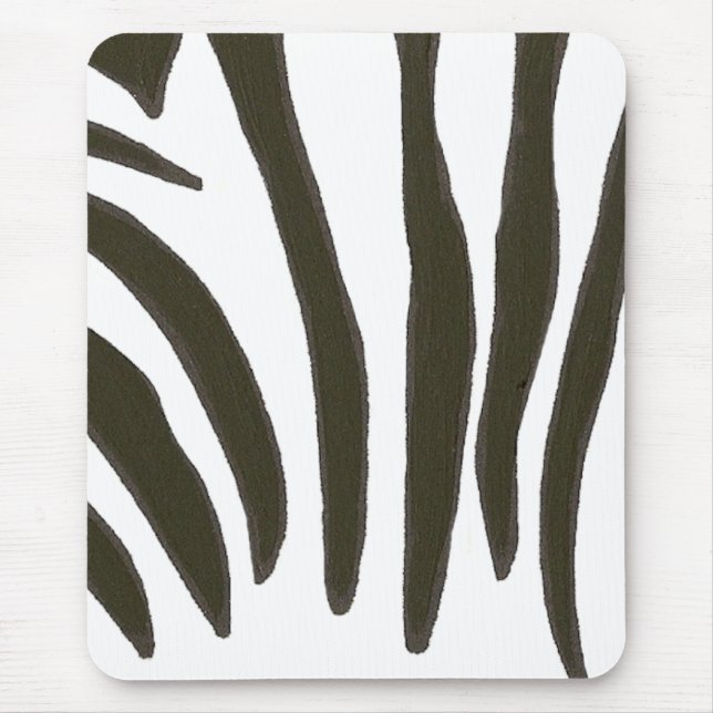 Zebra-Streifen, Mousepads für Wildtiere (Vorne)