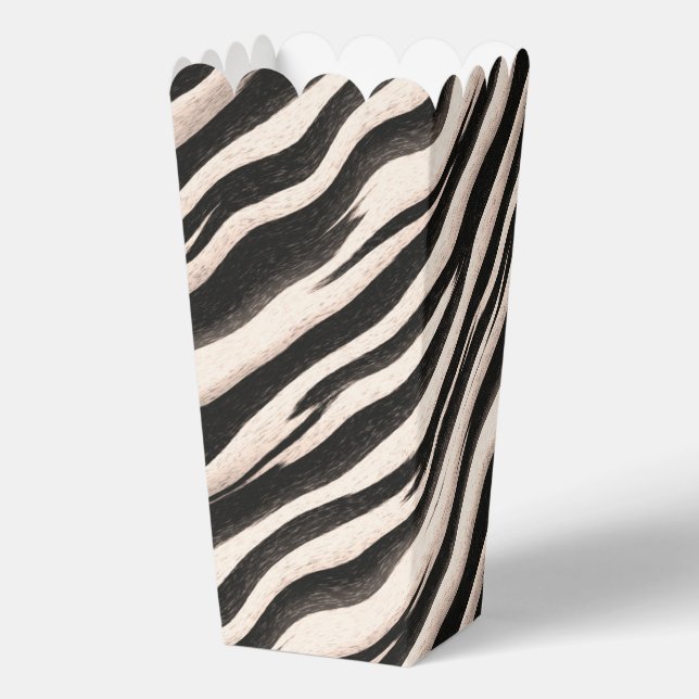 ZEBRA Streifen - Muster 2 Geschenkschachtel (Rückseite)
