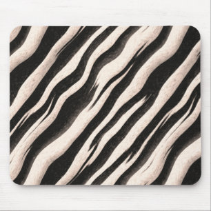 Zebra Streifen nahtlose Textur + Ihre Ideen Mousepad