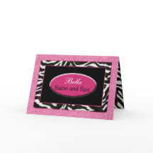 zebra Streifen pink & schwarz Chic Business Vielen