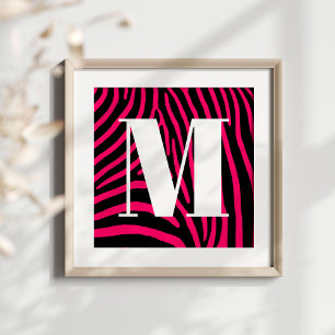 Zebra-Streifen Poster