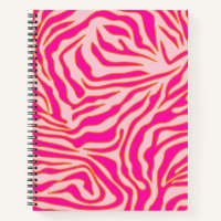 Zebra Streifen Rosa Orange Wild Animal Print