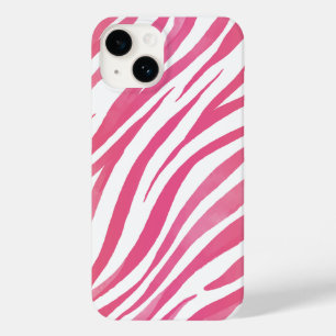 Zebra Streifen Rosa Wildtierdrucke Case-Mate iPhone 14 Hülle
