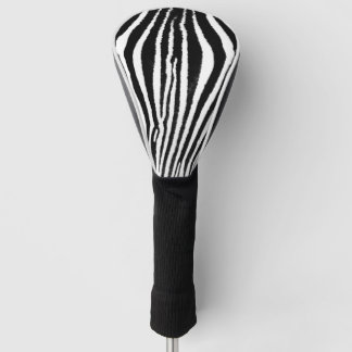 Zebra Streifen Schwarz-Weiß Golf Kopfbedeckung Golf Headcover