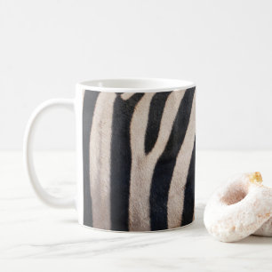 Zebra Streifen Schwarz-Weiß Kaffeetasse