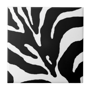 Zebra-Streifen-Tierdruck Fliese