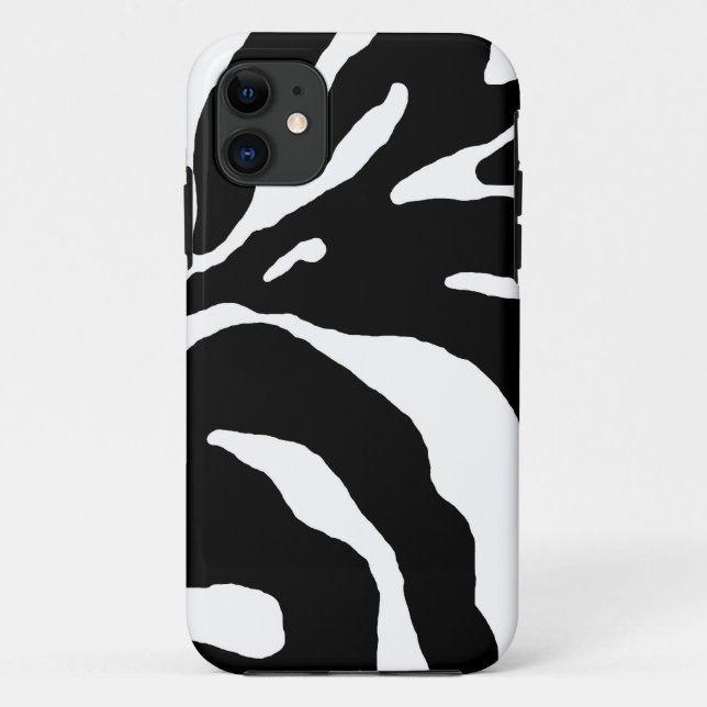 Zebra Stripe Animal Print Case-Mate iPhone Hülle (Rückseite)