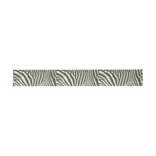 Zebra Stripe Animal Print Muster Einladungsbanderole