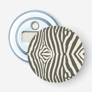 Zebra Stripe Animal Print Muster Flaschenöffner