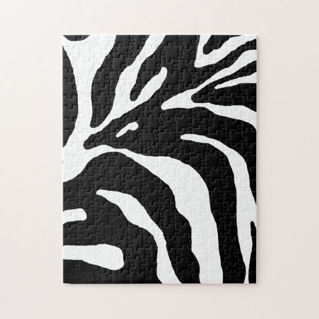 Zebra Stripe Animal Print Puzzle (Vertikal)