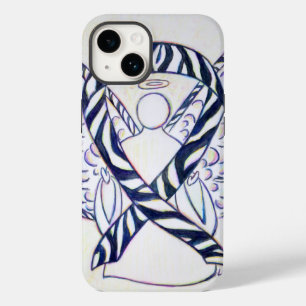 Zebra Stripe Awareness Ribbon Angel iPhone Fall Case-Mate iPhone 14 Hülle