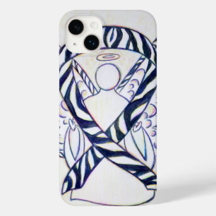 Zebra Stripe Awareness Ribbon Angel iPhone Fall Case-Mate iPhone Hülle