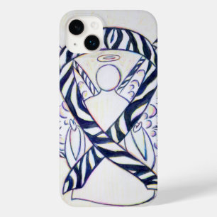 Zebra Stripe Awareness Ribbon Angel iPhone Fall Case-Mate iPhone Hülle