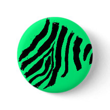 Zebra Stripe Button (Sour Apple)