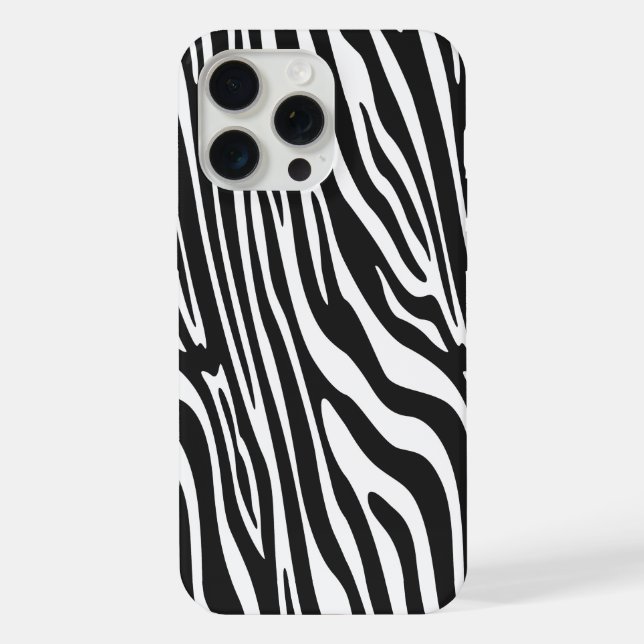 ZEBRA STRIPE PATTERN iPhone HÜLLE (Rückseite)