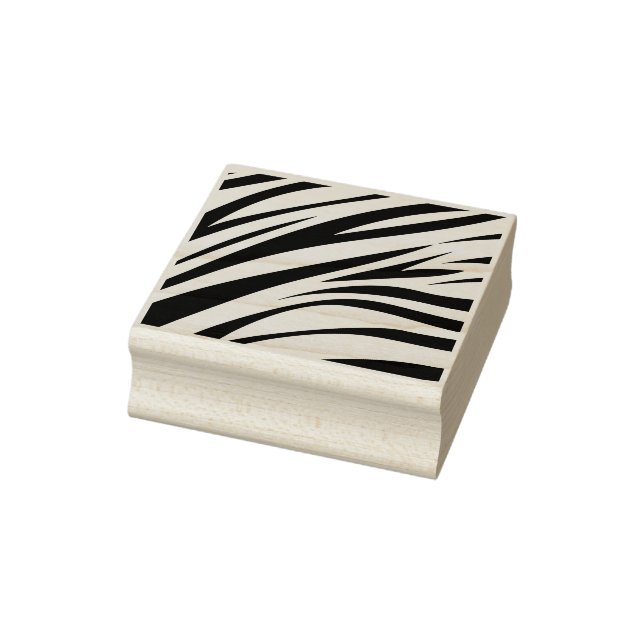 Zebra Stripe Print Rubber Briefmarke Gummistempel (Stempel)