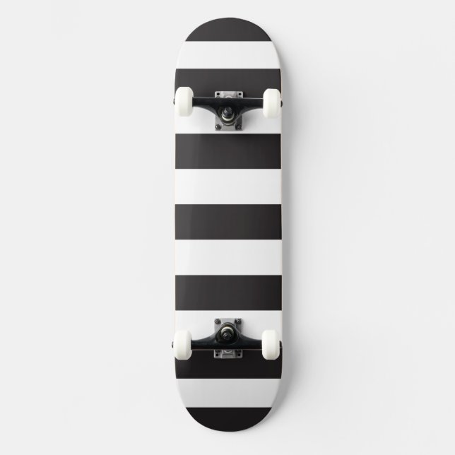 Zebra Stripe Skateboard (Vorderseite)