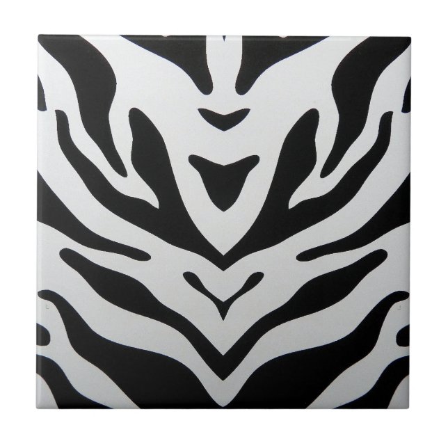ZEBRA STRIPES ABSTRAKT FLIESE (Vorderseite)