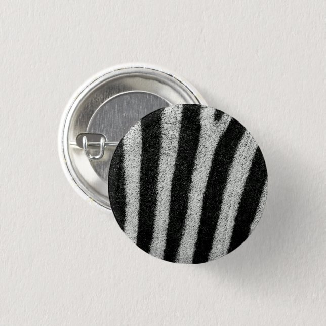 Zebra Stripes Button (Vorne & Hinten)