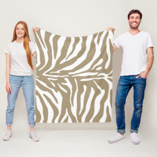 Zebra Stripes Fleecedecke
