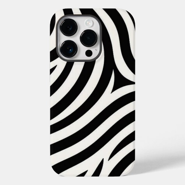 Zebra Stripes Moderne Printmedien Case-Mate iPhone Hülle (Rückseite)