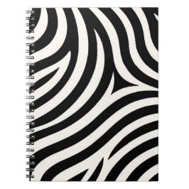 Zebra Stripes Moderne Printmedien Notizblock