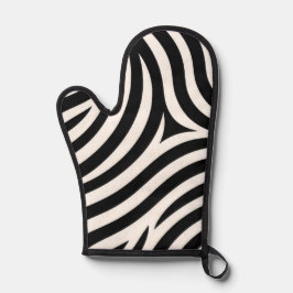 Zebra Stripes Moderne Printmedien Ofenhandschuh