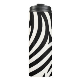 Zebra Stripes Moderne Printmedien Thermosbecher