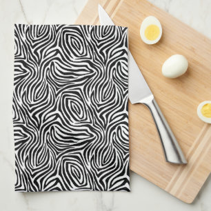 Zebra Stripes Muster Geschirrtuch