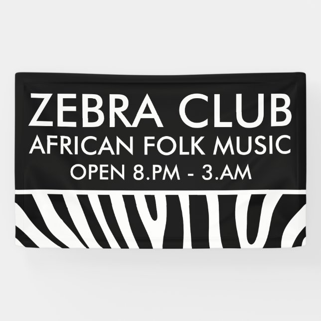 Zebra stripes Muster + Ihr Hintergrund u. Ideen Banner (Horizontal)