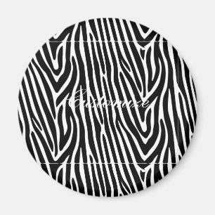 Zebra Stripes Muster Thunder_Cove Magnet