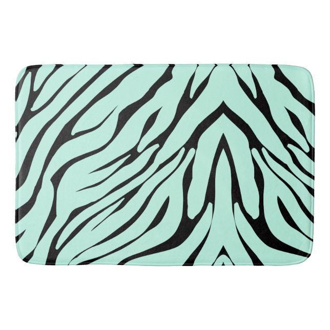 Zebra Stripes Pattern Badematte (Vorderseite)