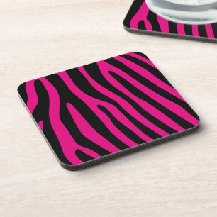 Zebra stripes pattern + your background & ideas getränkeuntersetzer