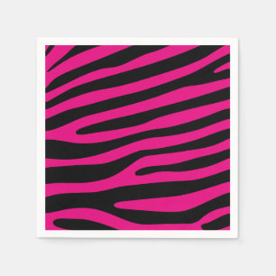 Zebra stripes pattern + your background & ideas serviette