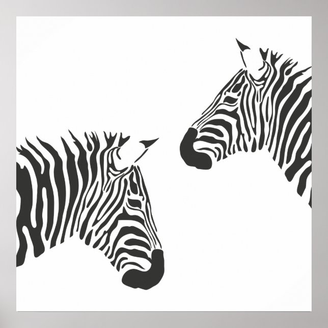 Zebra Stripes Poster (Vorne)
