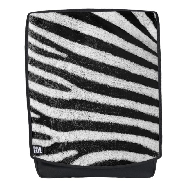 Zebra Stripes Rucksack (Vorderseite)