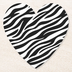 Zebra Stripes Seamless Pattern Animal Print-60492 Untersetzer
