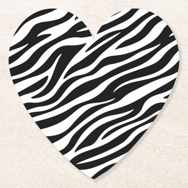 Zebra Stripes Seamless Pattern Animal Print-60492 Untersetzer (Vorderseite)