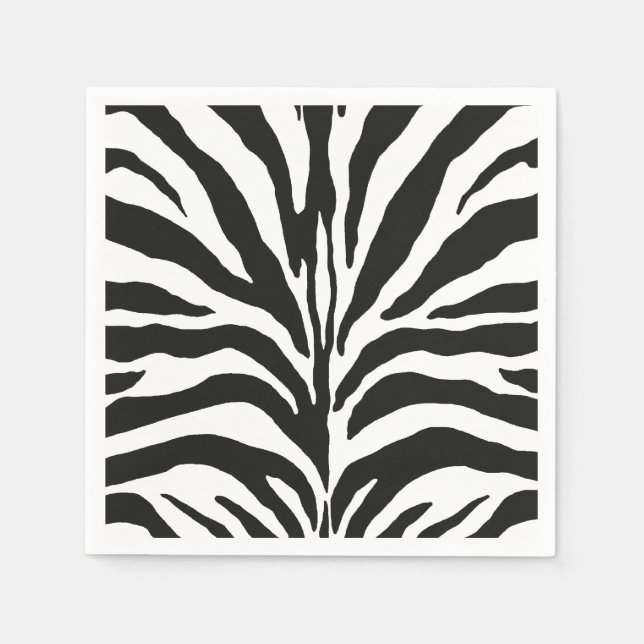 Zebra Stripes Serviette (Vorderseite)